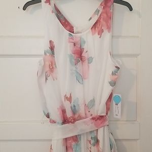 floral floor length dress